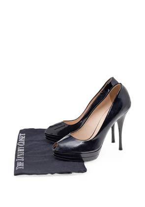 Versace Pre-Owned peep-toe platform pumps - Black
