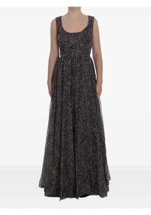 Dolce & Gabbana silk maxi dress - Black