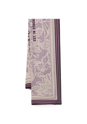 Marc O'Polo floral-print scarf - Purple