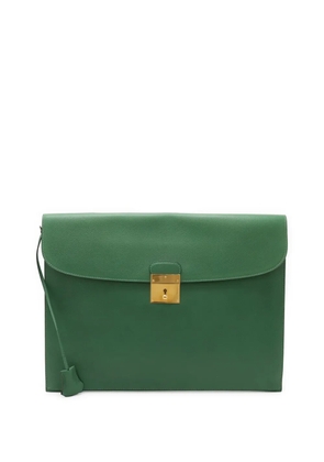 Hermès Pre-Owned 1996 Courchevel Kirius clutch bag - Green