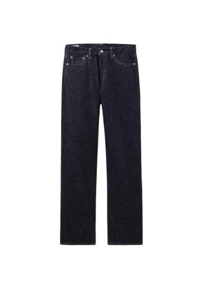 Momotaro signature stripe-detail five-pocket jeans - Blue