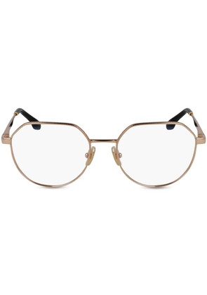 Victoria Beckham Eyewear geometric-frame glasses - Gold