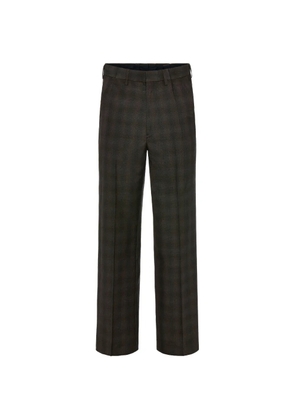 Maison Margiela check-pattern tailored trousers - Brown