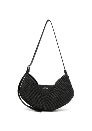 LOEWE medium Loewe Swing woven shoulder bag - Black
