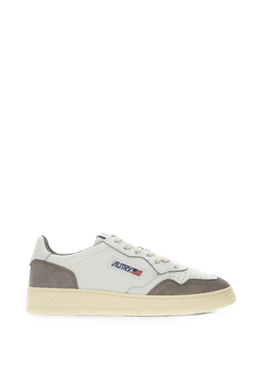 Autry Medalist perforated panelled sneakers - White