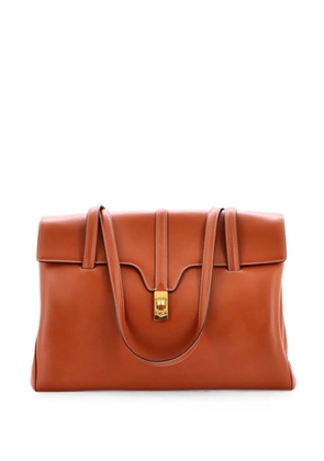 Celine Pre-Owned Soft 16 Bag Smooth Calfskin Large shoulder bag - Brown