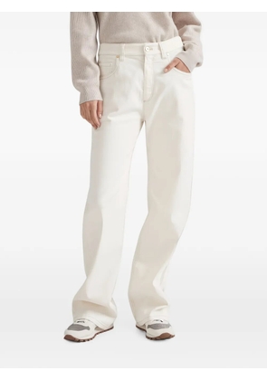 Brunello Cucinelli cotton jeans - Neutrals