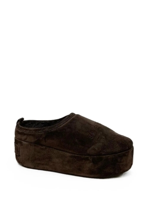 Balenciaga Alaska platform shoes - Brown