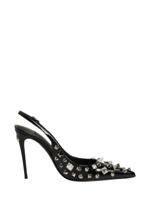 Dolce & Gabbana studded leather slingback sandals - Black