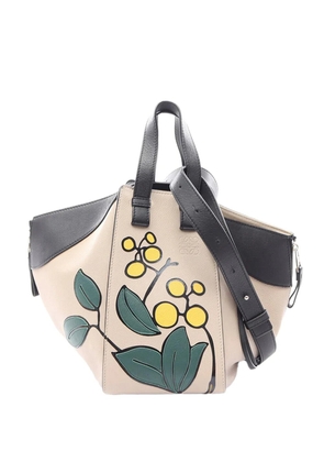 Loewe Pre-Owned 2021 Small Leather Herbarium Hammock satchel - Neutrals