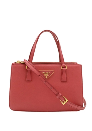 Prada Pre-Owned 2010-2026 Mini Saffiano Lux Galleria Double Zip satchel - Pink