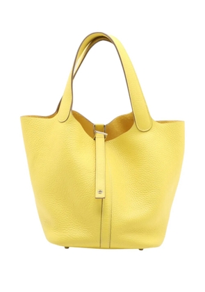Hermès Pre-Owned 2020 Clemence Picotin Lock 22 handbag - Yellow