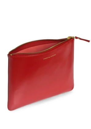 Comme Des Garçons Wallet Classic logo-print pouch - Red