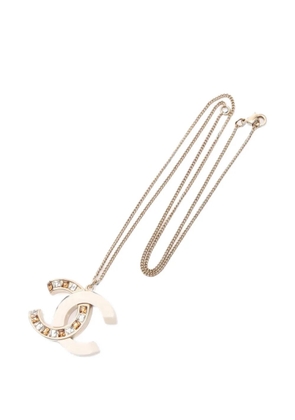 CHANEL Pre-Owned 2018 embellished necklace - Gold