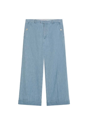 Valentino Garavani cotton wide-leg jeans - Blue