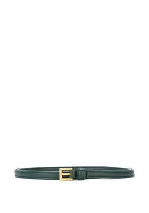 Prada skinny buckled belt - Green