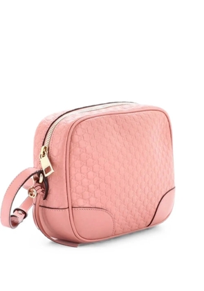 Gucci Pre-Owned Bree Disco Microguccissima Leather Mini crossbody bag - Pink