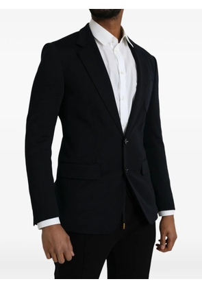 Dolce & Gabbana single-breasted notched-lapel blazer - Black