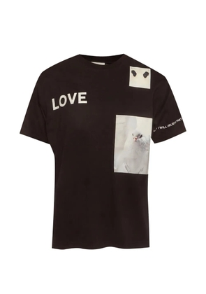 Burberry Pre-Owned graphic-print T-shirt - Black