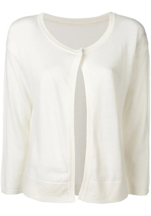 Sottomettimi fine knit cardigan - White