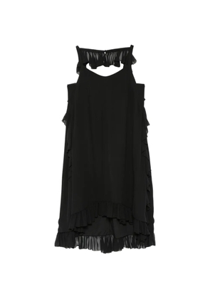 JIJIL JOLIE ruffled-detailing mini dress - Black