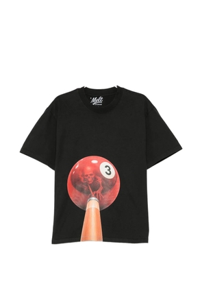 Melt graphic-print T-shirt - Black