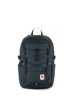 Fjällräven bungee-cord logo-patch backpack - Blue