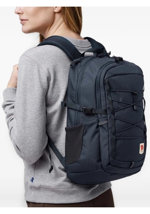 Fjällräven bungee-cord logo-patch backpack - Blue