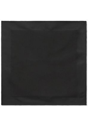 Dolce & Gabbana embroidered-logo silk pocket square - Black