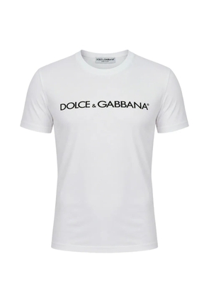 Dolce & Gabbana logo-print crew-neck T-shirt - White