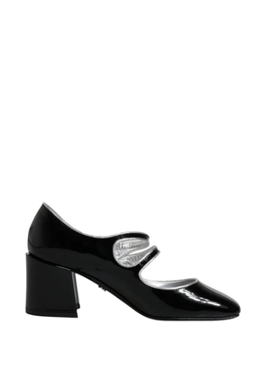 Dolce & Gabbana patent leather crystal-embellished pumps - Black
