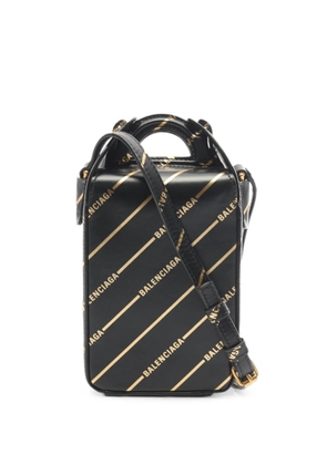 Balenciaga Pre-Owned 2010s logo-print mini shoulder bag - Black