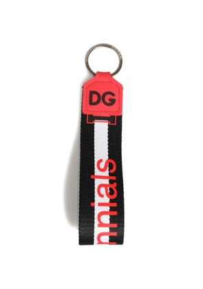 Dolce & Gabbana DG Millennials logo-print keychain - Black