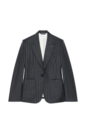 Givenchy pinstriped peak-lapel blazer - Grey