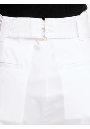 TWINSET pleated wide-leg trousers - White