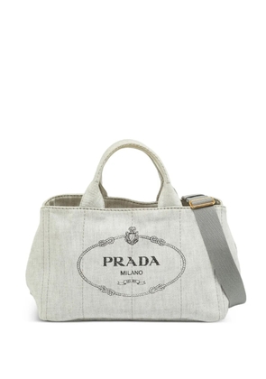 Prada Pre-Owned Canapa denim tote bag - Grey