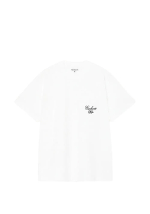 Carhartt WIP Longhand logo-embroidered T-shirt - White