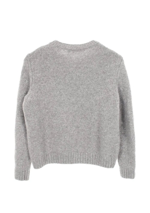 Prada Pre-Owned 2010s logo-detail sweater - Grey