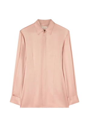RETORI silk long-sleeve shirt - Pink