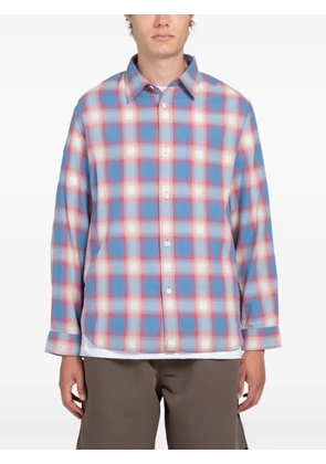 Stüssy Beach plaid shirt - Blue