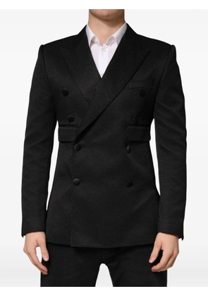 Dolce & Gabbana peak-lapel double-breasted blazer - Black