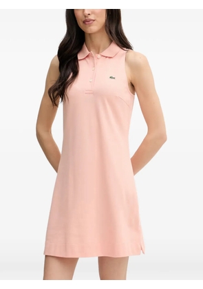 Lacoste sleeveless mini polo dress - Pink