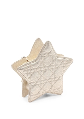 Christian Dior Pre-Owned 2000s Cannage star-shaped shoulder bag - Gold