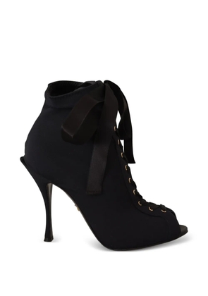 Dolce & Gabbana peep-toe heeled sandals - Black