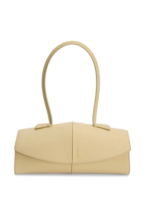 Jil Sander Linea piped leather shoulder bag - Neutrals