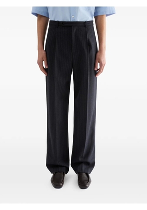 Jil Sander pinstripe-pattern trousers - Blue