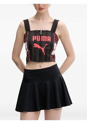PUMA Archive zip-up top - Black