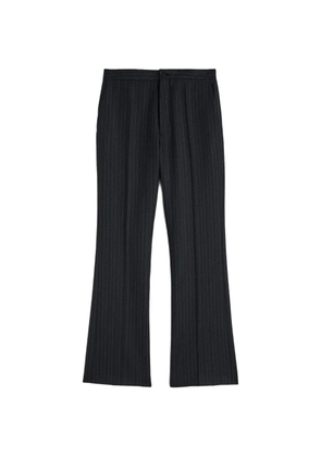 Jil Sander pinstripe wool trousers - Blue
