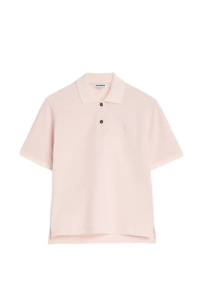 Jil Sander embroidered polo shirt - Pink