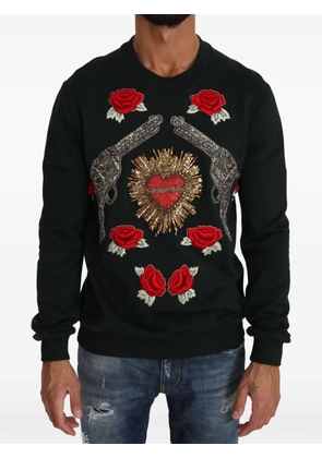 Dolce & Gabbana Sacred Heart embellished sweater - Black